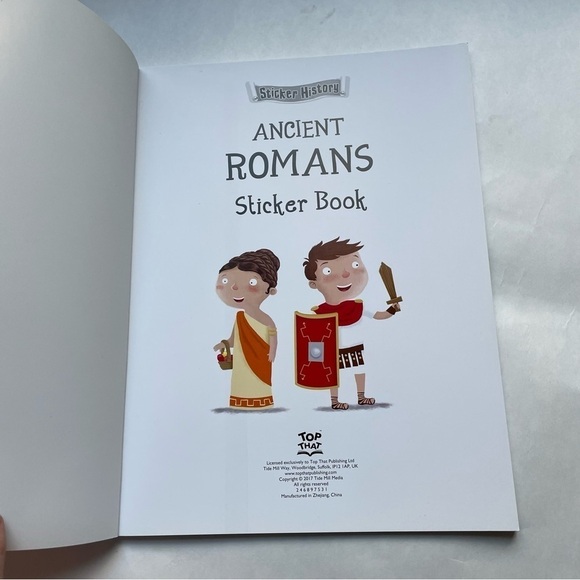 NWT Sticker History Ancient Romans Sticker Book - Picture 4 of 6